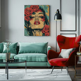 Immagine elegante di una donna Passione